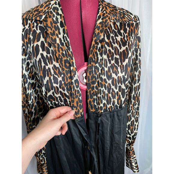 Vanity fair purple label leopard print dressing gown 1960s - Picture 8 of 10